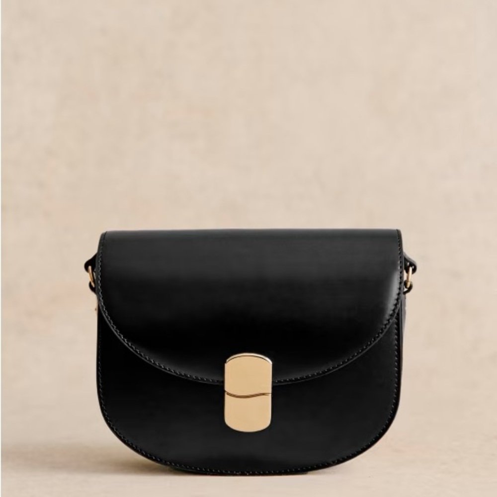 NEW Sezane “Claude” bag - Glossy Black